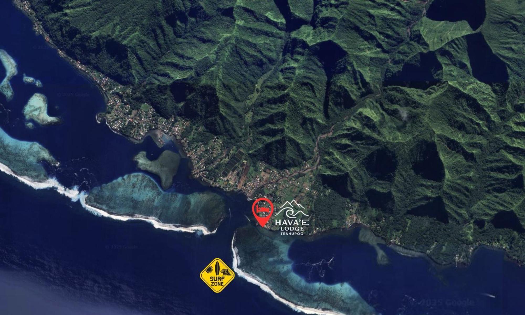Hava'E Lodge Teahupoo Exterior foto